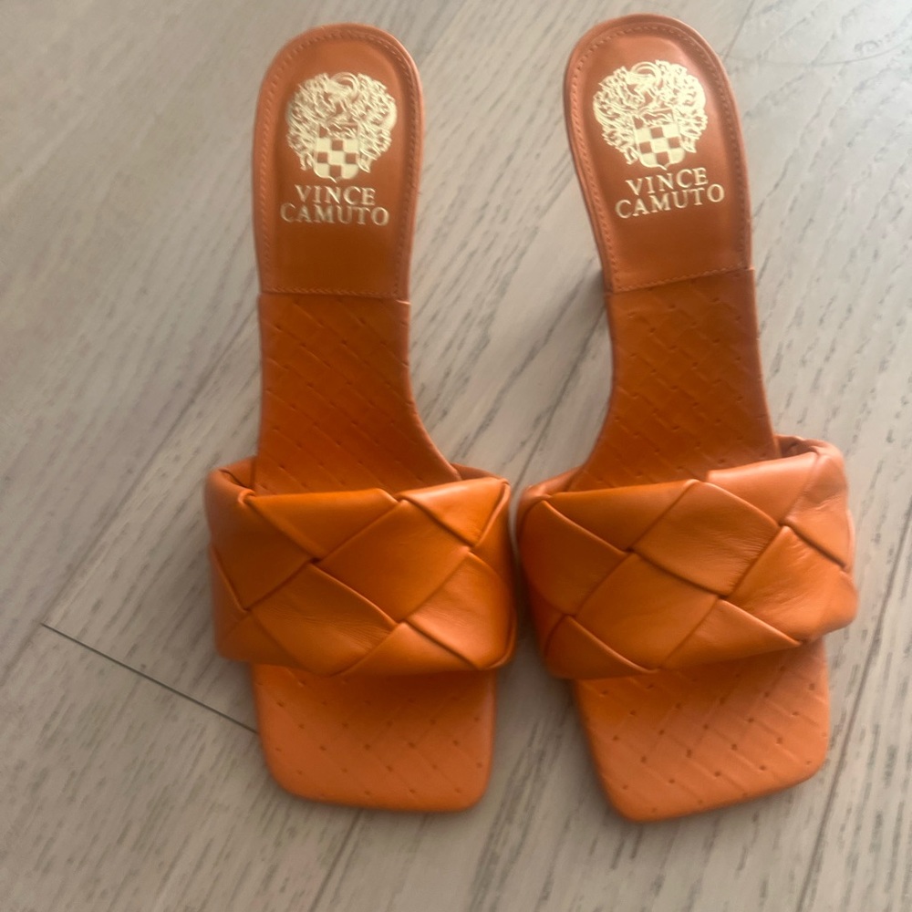 Vince Camuto Women's Orange Slide Sandals